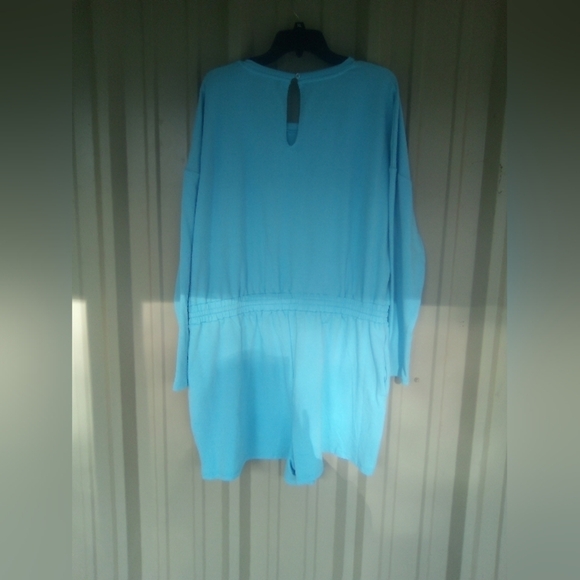 NEW Women's NY & C Baby Blue Romper Plus Size XXL - Picture 5 of 6